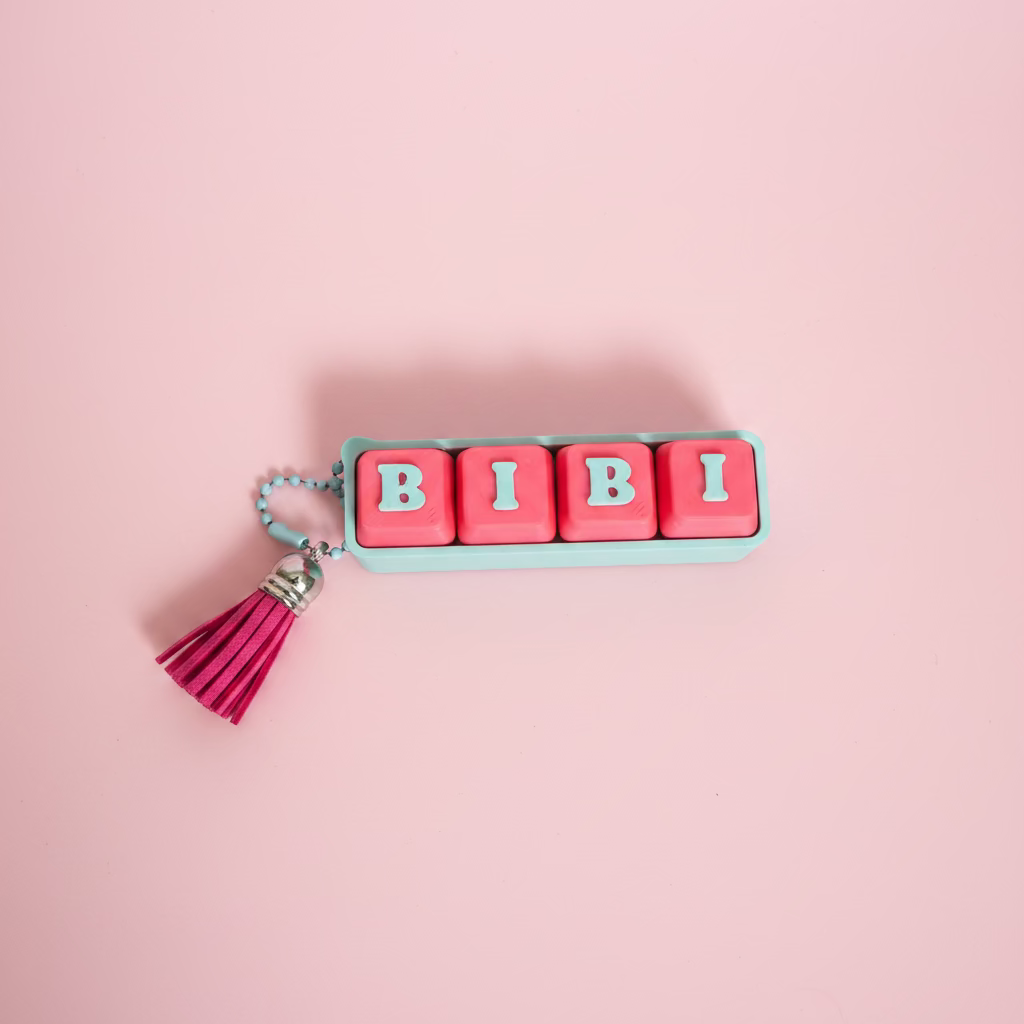 Click Your Name Keychain